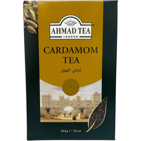 Close-up of freshly brewed Ahmad cardamom tea, recognized as the best cardamom tea for tea enthusiasts.