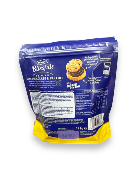 Mcvities Blissfuls Milk Chocolate Caramel Treats – Indulgent, Creamy, and Deliciously Sweet