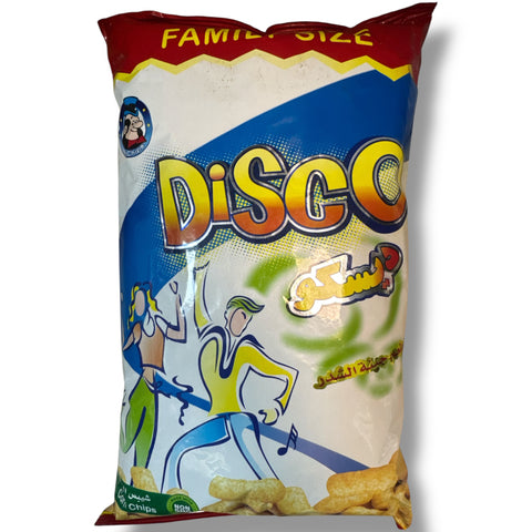 Mr.chips disco - A pack of crispy disco chips snacks from ALBASHA Store, perfect for sharing and enjoying at parties.