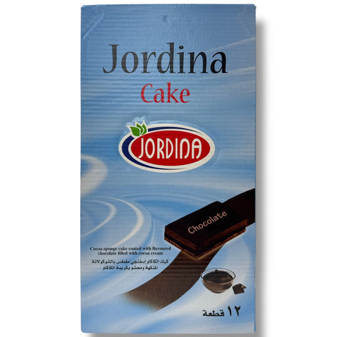 A delicious and visually appealing Jordina cake, showcasing its fresh ingredients and exquisite design, perfect for any celebration.