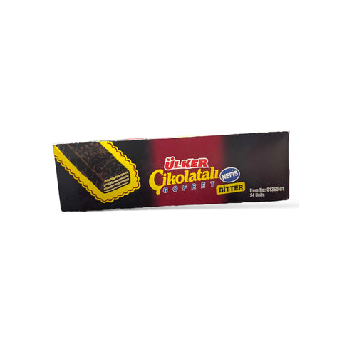 UlkER 3-Layer Chocolate Wafer Bars - Perfectly Crunchy Snack with Rich Cocoa Flavor