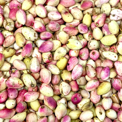 Delicious fresh Turkish pistachios per lb - buy fresh pistachios for healthy snacking at ALBASHA Store.