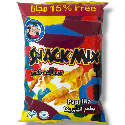 Snack mix paprika 80g packaging showcasing a delicious paprika snack mix.
