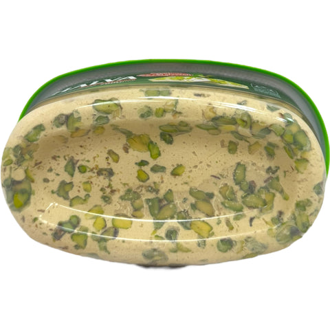 Packaging of Four season halva with pistachios 700g - Attractive packaging design highlighting the halva with pistachios product.