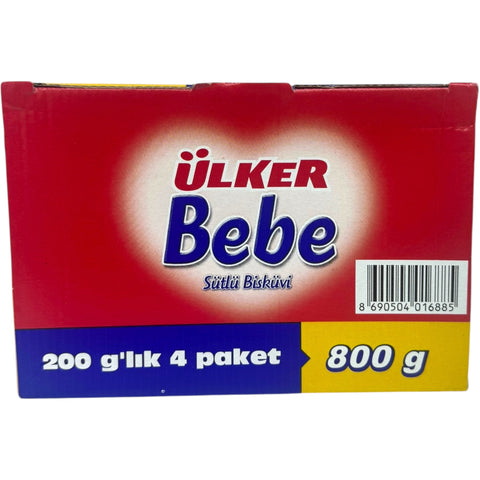ULker bebe biscuits 800g assortment showcasing various shapes, designed as perfect bebe biscuits for babies.