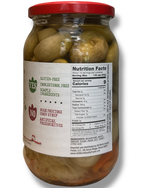 Mushroom pickled