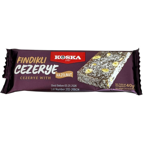Koska hazelnut fruit delight showcasing a delicious treat made from quality ingredients, perfect for nut lovers.