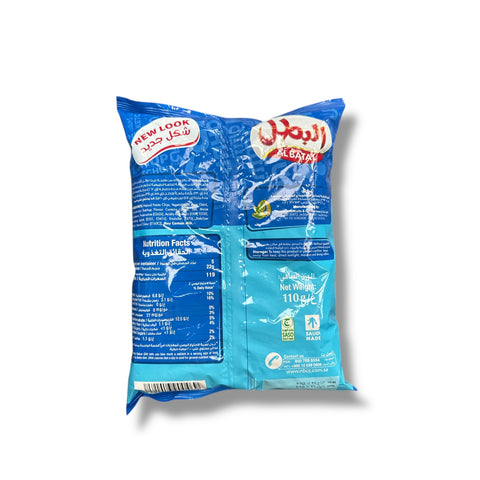 Al Batal Ketchup flavored potato chips, a popular Middle Eastern snack known for its bold and tangy taste.