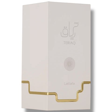 Close-up view of Latafa treaq bottle, showcasing this premium arabian perfume.