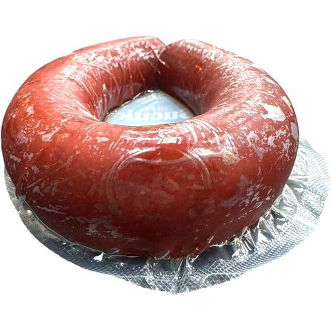 Nema hot sucuk 1lb displayed on a wooden cutting board, ideal for making traditional dishes.