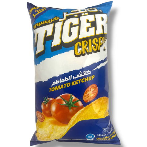 Tiger chips crispy tomatoe - delicious crispy tomato snacks from ALBASHA Store.