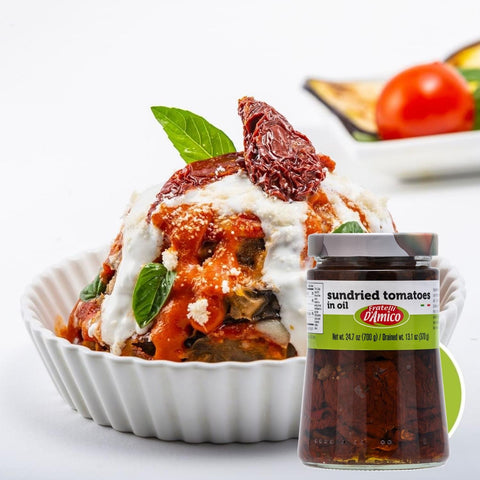 Fratelli D'Amico,Sundried Tomatoes in Oil. Family Size, 24.7oz (700g)