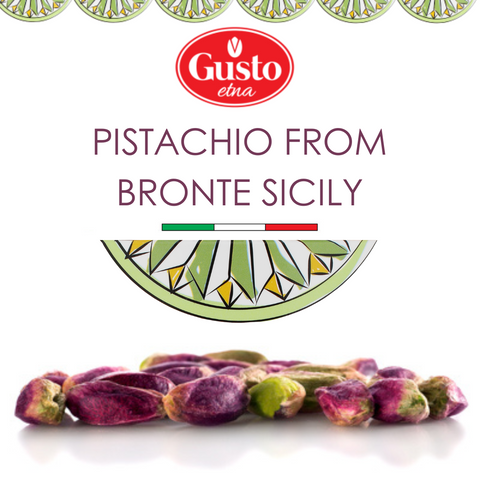 Gusto Etna, Sicilian Roasted Pistachios, No shell Unsalted, 8.8 oz (250 g)