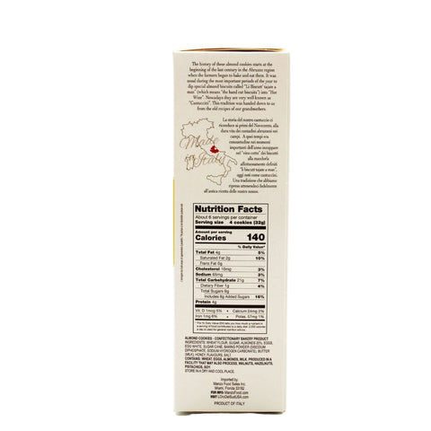 L'Oro Del Sud, Cantuccini Biscotti with Almonds, 6.35 oz