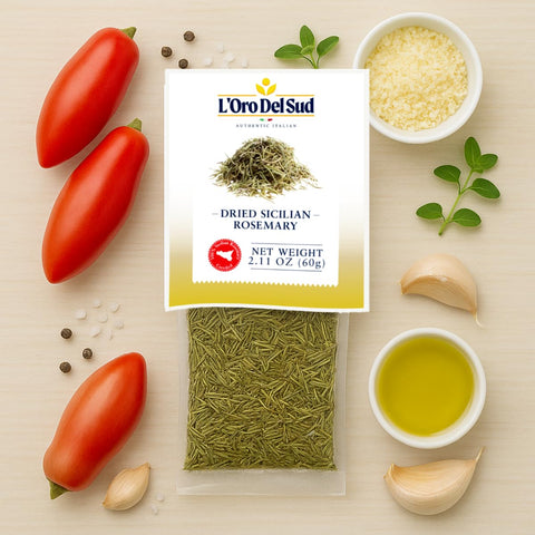 L’Oro Del Sud, Sicilian Rosemary Leaves, 2.11 oz (60 g)