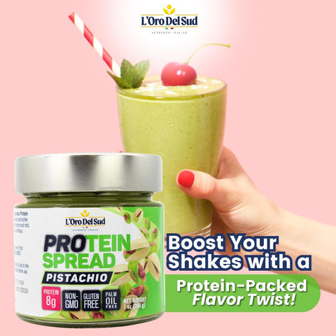 LOro Del Sud, Pistachio Protein Butter Spread, 7oz (200g)