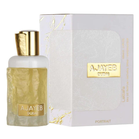 Lattafa Ajayeb Dubai, a premium perfume reflecting the essence of middle eastern fragrances.
