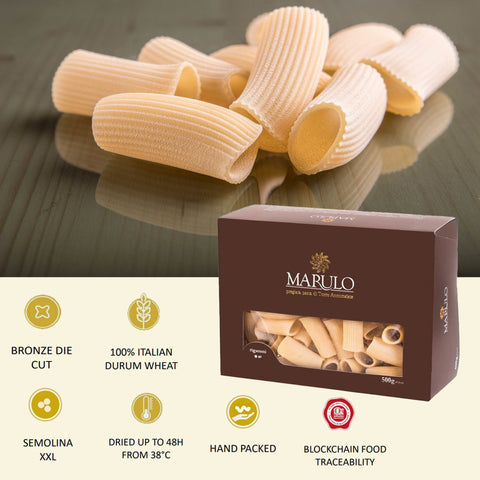 Marulo, Rigatoni Homemade Artisan Pasta 500g