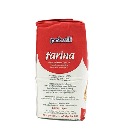 Polselli Farina Tipo 00 Pizza Flour – 2.2 lb (1 kg)