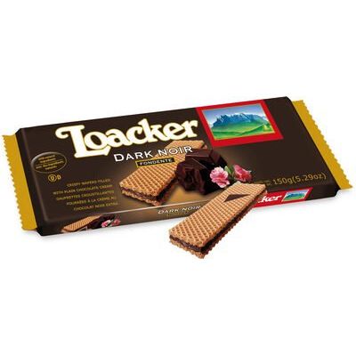Loacker Dark Noir Wafer