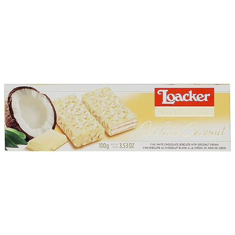 Loacker Patisserie White Coconut, 3.53 Oz Default Title