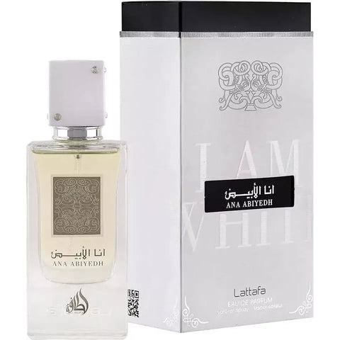 Ana Abiyedh I Am White by Lattafa - A premium ana abiyedh fragrance in an elegant bottle design.