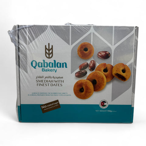 Qablan Smediah With Dates 700 G packaged product showcasing premium quality ingredients from ALBASHA Store.