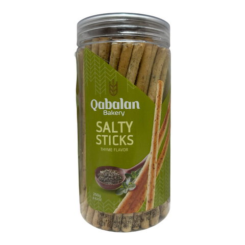 Qabalan Salt Stick Zaatar 250 G - Premium quality zaatar blend for enhanced flavor and seasoning in meals.