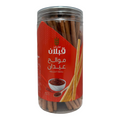 A close-up image of Qabalan Salted Stick spicy 250 G emphasizing its texture and ingredients.
