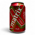 Matrix Fruit Carbonated Drink 330ml in a vibrant can showcasing fruity flavors and refreshing carbonation, perfect for hydration.