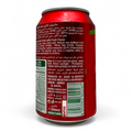 Close-up view of the Matrix Fruit Carbonated Drink 330ml can, highlighting its colorful packaging and enticing design, ideal for a refreshing beverage choice.
