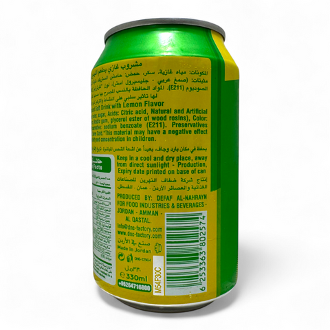 Matrix Lemon Carbonated Drink 330ml - Crisp and fizzy lemon carbonated drink, ideal for on-the-go refreshment.