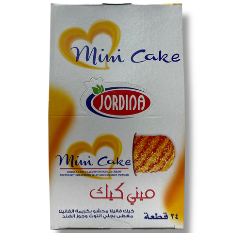 Jordina mini cake, a delightful example of mini cake desserts showcasing its elegant decoration and rich flavors.