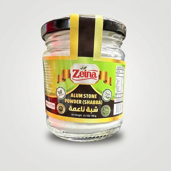 Zeina Alum Stone Powder (Shabba) 6.7 oz - Halal Vegan Natural Powder