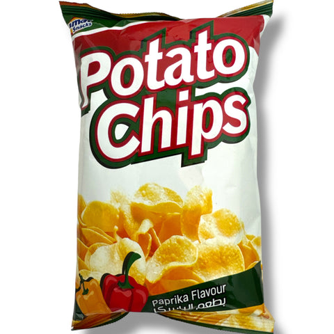Samar potato chips paprika 40g package showcasing paprika potato chips by ALBASHA Store.