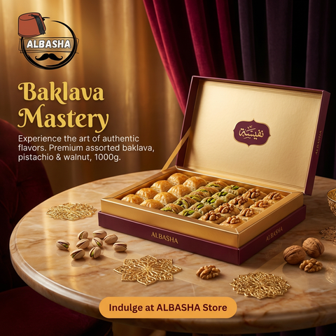 مزيج بقلاوة نفيسة جورميه 450 غرام - متعة شرق أوسطية أصيلة، مثالية للمشاركة