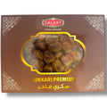 Fresh and delicious Galaxy sukkari dates, high in nutrients and perfect for a healthy snack, featured as organic sukkari dates.