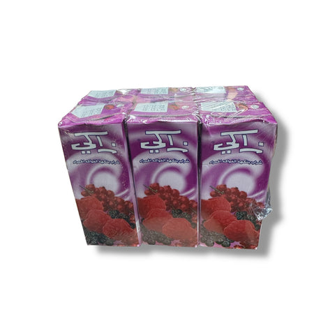 Zaki red fruit Flavored Drink - 6 Pack, Refreshing Citrus Taste