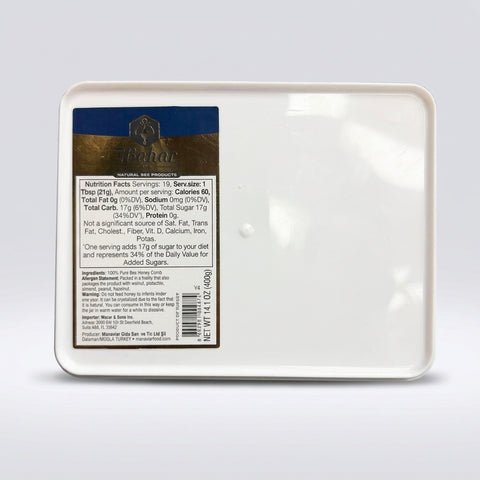 7Bahar Honey Comb 14.1 oz - Pure Turkish Honeycomb in Tray