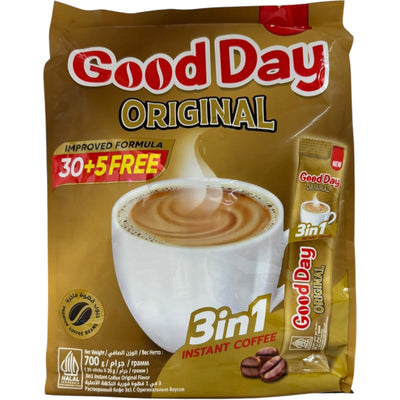 Good day original Good Day Instant Coffee package featuring rich coffee blend by ALBASHA Store.