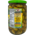 Close-up view of Al dayaa green olives with thyme, showcasing their rich flavor and texture, available at ALBASHA Store.