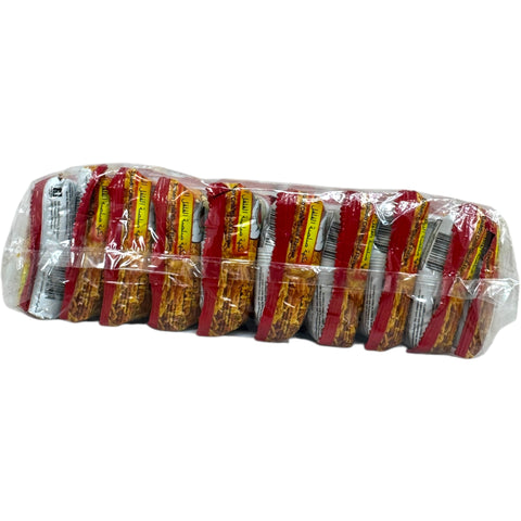 Serving suggestion for Sopa mie w pepper Jordanian snack, an irresistible jordanian noodle snack.