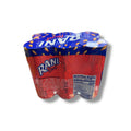 Rani Float peach - Fruit Drink with Real Peach Pieces, 6 Pack (240ml Each) featuring a vibrant display of the delicious fruit drink with peach pieces.