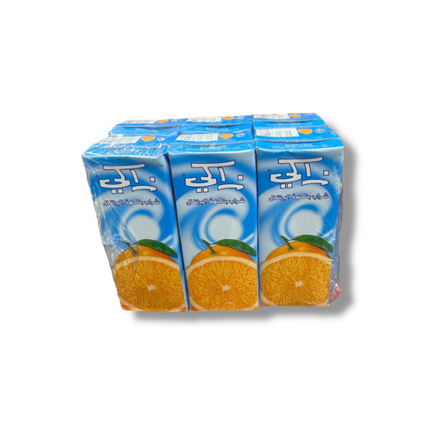 Zaki Orange Flavored Drink - 6 Pack, Refreshing Citrus Taste