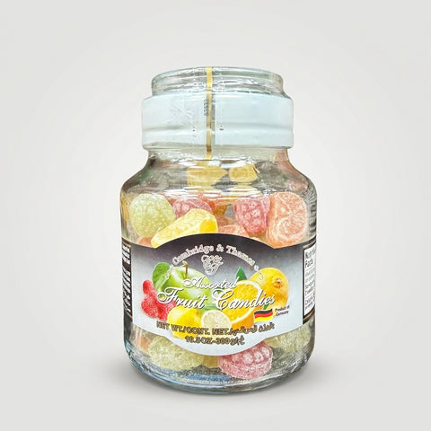 Cambridge & Thames Assorted Fruit Candies 10.6 oz - German Hard Candy