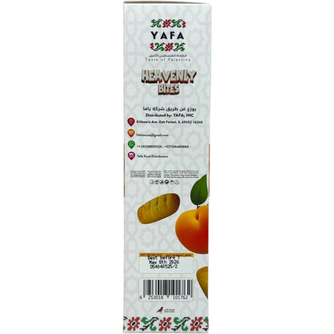 YAFA biscuit filled with apricot showcasing the rich apricot filling inside, ideal as a tasty treat or gift.