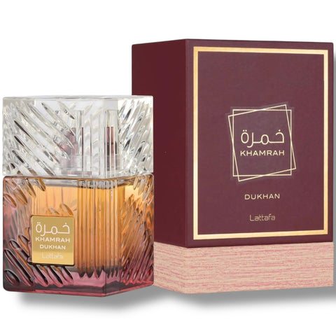 Latafa Khamrah dukhan - Premium quality Latafa perfumes available at ALBASHA Store.