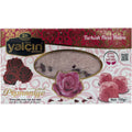 Yalcin Rose cotton candy in a vibrant pink color, perfect for sweet treats and party decorations, showcasing the fluffy texture and delightful confectionery appeal of rose cotton candy.