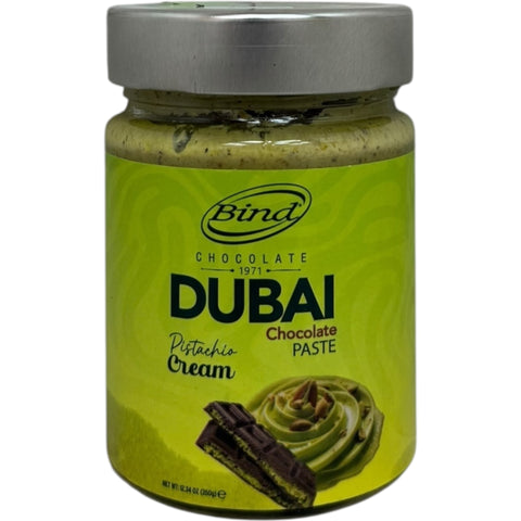 Bind Dubai chocolate pistachio paste jar showcasing premium quality chocolate pistachio paste.