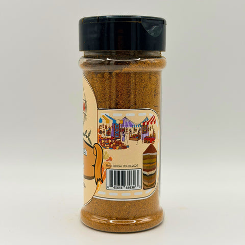 Majnooneh Mix – Authentic 24-Spice Blend ingredients displayed. This authentic spice blend highlights the unique spices that bring cultural richness and depth to various culinary creations.
